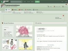 Tablet Screenshot of fluorescentadolesce.deviantart.com