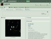 Tablet Screenshot of invaderxtak.deviantart.com