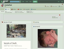 Tablet Screenshot of contrafool.deviantart.com