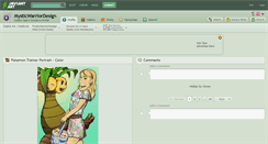 Desktop Screenshot of mysticwarriordesign.deviantart.com