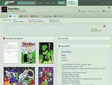 Tablet Screenshot of moonlitsu.deviantart.com