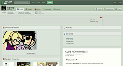 Desktop Screenshot of bug-boy.deviantart.com