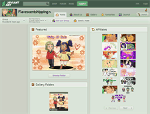 Tablet Screenshot of flavescentshipping.deviantart.com