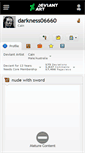 Mobile Screenshot of darkness06660.deviantart.com
