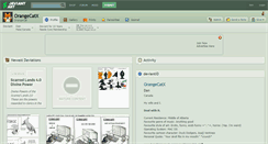 Desktop Screenshot of orangecatx.deviantart.com