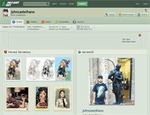 Tablet Screenshot of johncastelhano.deviantart.com