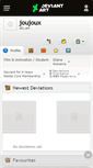 Mobile Screenshot of joujoux.deviantart.com