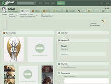 Tablet Screenshot of khaat.deviantart.com