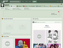 Tablet Screenshot of fuck33.deviantart.com
