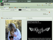 Tablet Screenshot of falln-stock.deviantart.com