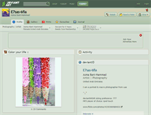 Tablet Screenshot of e7sas-6fla.deviantart.com