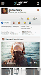 Mobile Screenshot of gozdeoney.deviantart.com