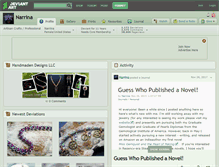 Tablet Screenshot of narrina.deviantart.com