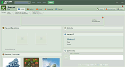Desktop Screenshot of libahunt.deviantart.com