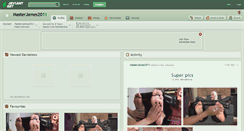 Desktop Screenshot of masterjames2011.deviantart.com