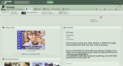 Desktop Screenshot of drcreep.deviantart.com