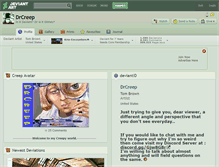 Tablet Screenshot of drcreep.deviantart.com