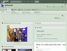 Tablet Screenshot of inkchocobo.deviantart.com