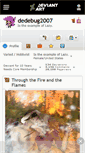 Mobile Screenshot of dedebug2007.deviantart.com