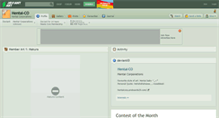Desktop Screenshot of hentai-co.deviantart.com