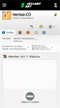 Mobile Screenshot of hentai-co.deviantart.com