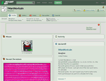 Tablet Screenshot of iwantnovicain.deviantart.com