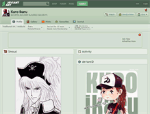 Tablet Screenshot of kuro-ikaru.deviantart.com