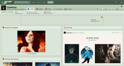 Desktop Screenshot of olyamolya.deviantart.com
