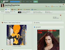 Tablet Screenshot of jeangreyphoenixclub.deviantart.com