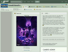 Tablet Screenshot of fumetti-bonelli.deviantart.com