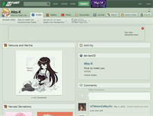 Tablet Screenshot of miss-k.deviantart.com