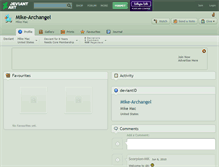 Tablet Screenshot of mike-archangel.deviantart.com