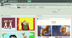 Desktop Screenshot of fireheart09.deviantart.com