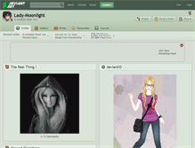 Tablet Screenshot of lady-moonlight.deviantart.com