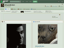 Tablet Screenshot of dirtyandbroken.deviantart.com