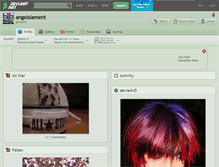 Tablet Screenshot of angelslament.deviantart.com