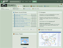 Tablet Screenshot of inkscapers.deviantart.com