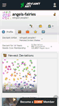 Mobile Screenshot of angels-fairies.deviantart.com