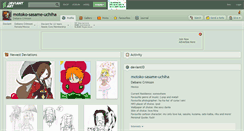 Desktop Screenshot of motoko-sasame-uchiha.deviantart.com