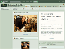 Tablet Screenshot of destination-truth-fc.deviantart.com