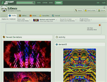 Tablet Screenshot of djdesco.deviantart.com