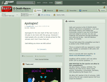 Tablet Screenshot of iz-death-race.deviantart.com