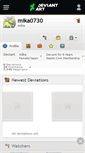Mobile Screenshot of mika0730.deviantart.com