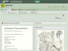 Tablet Screenshot of fuzzy-wuz.deviantart.com