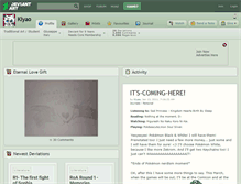 Tablet Screenshot of kiyao.deviantart.com