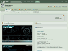 Tablet Screenshot of deep-scarz.deviantart.com