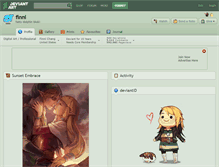 Tablet Screenshot of finni.deviantart.com