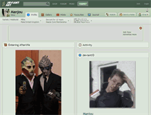 Tablet Screenshot of manjou.deviantart.com