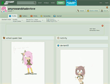 Tablet Screenshot of amyroseandshadowlove.deviantart.com