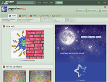 Tablet Screenshot of pegasusluna.deviantart.com